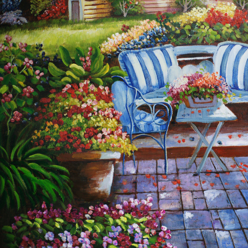 苏斌《欧洲印象》布面油画