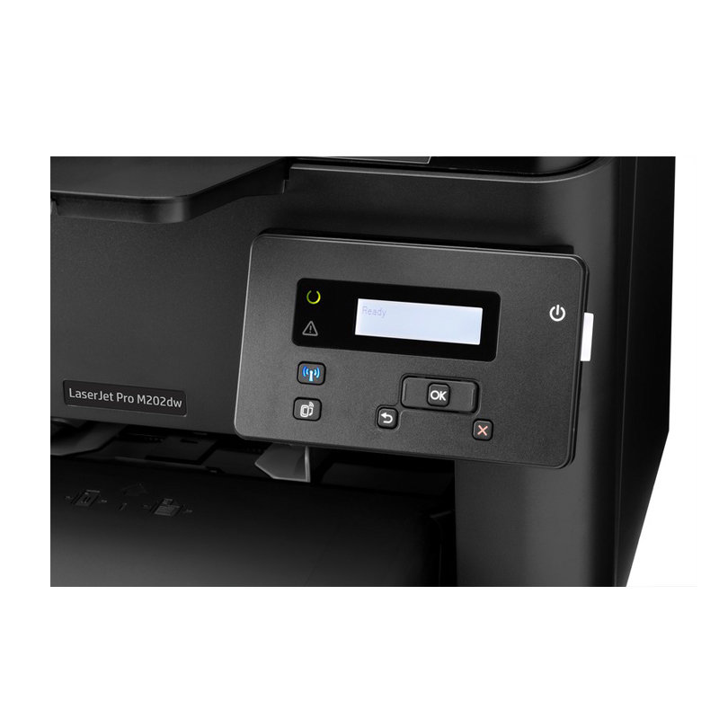 惠普(hp )m202dw 黑白激光打印机 无线wifi打印 自动双面打印有线