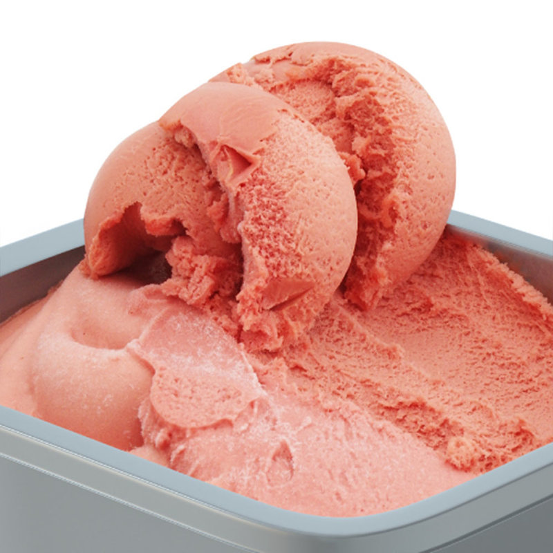 白熊萨沙国美真选俄罗斯进口草莓口味冰淇淋13kg1盒进口家庭装采用