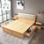 诱居 床 时光极简北欧实木床 原木色橡胶木现代简约软件靠床铺1.8米日式双人1.5m单人床(1.5米 床+床头柜*2)第4张高清大图