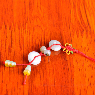 梦克拉Mkela A货翡翠包包链手机链挂件挂饰 涵