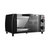 美的(Midea)电烤箱 10升小巧容量 上下石英管 双层速热 可拆卸接渣底盘 T1-108B(黑色)第5张高清大图