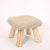 缘诺亿 蘑菇创意换鞋凳儿童矮凳四脚方凳可拆洗家居凳实木卡通凳ht-005#(黄色 24小时内发货)第5张高清大图