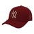 MLB帽檐镶金红色金标NY鸭舌帽32CP50-50W均码红 百搭第2张高清大图