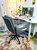 电脑椅舒适久坐家用办公椅子卧室靠背转椅书房书桌椅老板椅会议椅(藏青色炭黑支架款（无扶手）)第3张高清大图
