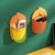 创意玉米空调电视遥控器置物架 家用床头免打孔壁挂式收纳物品盒J(芒果黄+暮色橙+典雅绿)第2张高清大图