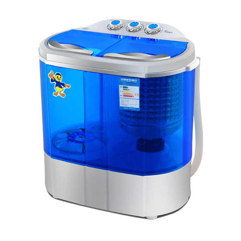 yokoxpb401288s40kg迷你带甩干uv紫光杀菌双桶洗衣机蓝色