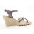 波派Propet 夏季女凉鞋镂空坡跟真皮高跟鞋PW05904(04紫色 35)第4张高清大图