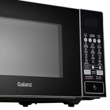 格兰仕(Galanz) G80F23CN2P-BM1-S0 23升 大容量按键门 微波炉 平板大功率 黑