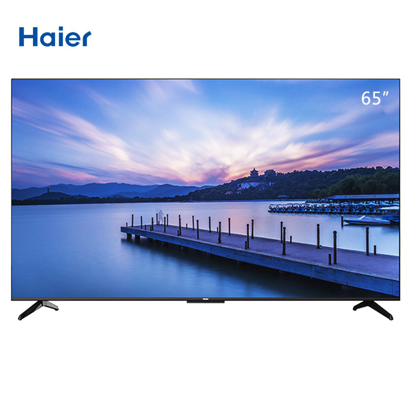 海尔haier65英寸超高清8k解码远场语音216g全面屏电视lu65g61pro黑