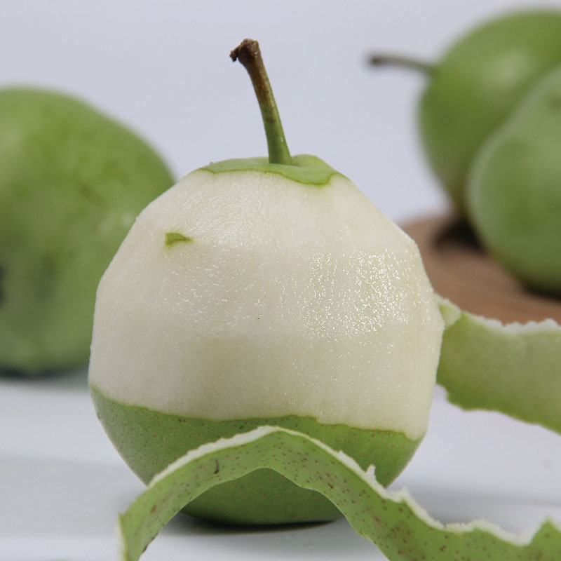 陕西早酥梨皮薄肉脆新鲜当季单果150g起步3斤装净重