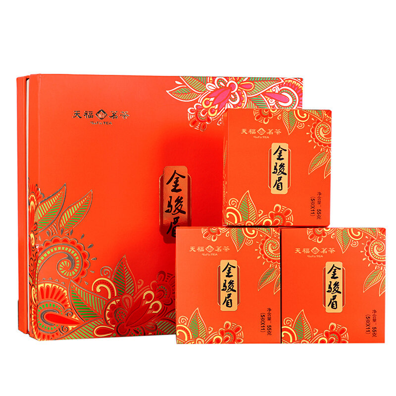 天福茗茶红茶220g 武夷山金骏眉红茶 雅韵雅致礼盒装【图片 价格 品牌