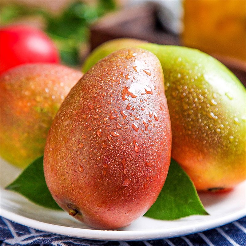 誉福园海南贵妃芒5斤大果1016个150g酸甜多汁肉嫩爽口