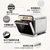 松下(Panasonic)    NU-JT100W 电蒸烤箱家用台式多功能电蒸炉变频微波炉烤箱蒸箱一体27L(NU-JT100W  白色 热销)第4张高清大图