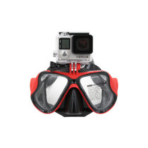 TELESIN潜水眼镜适用于GoPro/小相机蚁运动 hero4 相机配件(红黑款)