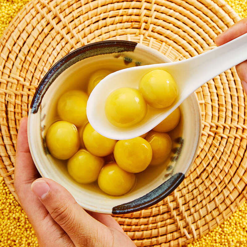 思念大黄米小小黑芝麻汤圆300g黑芝麻小汤圆点心