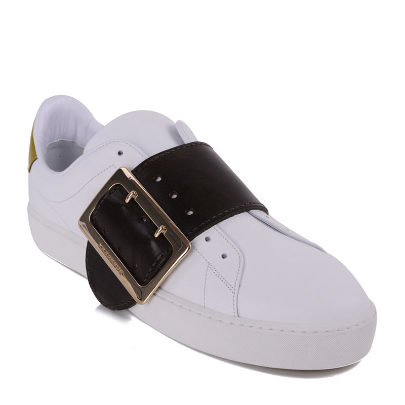 burberry女士白色扣环装饰小白鞋休闲鞋4037427365白时尚百搭