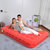 jilong吉龙充气床垫 双人家用加大加厚户外露营便携折叠气垫床(彩床单装颜色随机发)第2张高清大图