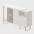 俊采云JCY-N15餐边柜岩板茶水柜客厅极简窄超薄储物柜餐边柜（单位：个）(白色)第4张高清大图