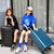 批发铝框拉杆箱万向轮旅行休闲时尚女韩版（3件/套）(蓝色 20寸)第2张高清大图