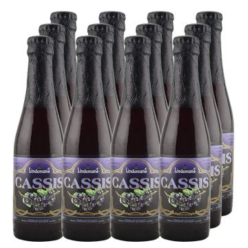 林德曼lindemans 比利时啤酒(原装进口啤酒)果味蓝莓啤酒250ml瓶装
