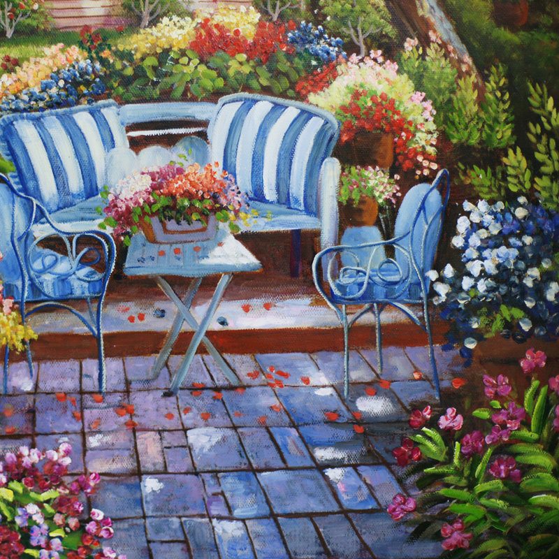 苏斌《欧洲印象》布面油画