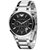 阿玛尼手表商务休闲时尚潮流三眼多功能钢带石英男士手表AR2434(黑色)第2张高清大图