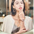 卡西欧手表 SHEEN系列时尚简约手镯式表带设计人造蓝宝石玻璃镜面女表SHE-4536PGL-7B 国美超市甄选第8张高清大图