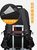 新款旅行背包男士双肩包商务出差行李包大容量户外运动登山包书包(黑色大号)第5张高清大图