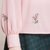 苏白系列-烟花烫GLP2017秋装新款女装气质绣花长袖衬衫上衣 采影(浅粉色 XL)第4张高清大图