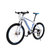 菲利普山地车自行车双碟刹27速越野赛车公路车学生变速男女式单车A8(白蓝 1)第2张高清大图