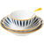 碗碟套装家用日式陶瓷碗盘餐具创意网红碗筷双耳带盖汤碗餐盘组合(青窑--8人餐A款 默认版本)第9张高清大图
