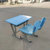 永岩钢木 固定注塑式 学生课桌椅 YY-0071(蓝色（可指定） 默认)第2张高清大图