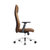 艾诺狄斯 商业办公家具老板办公桌椅组合简约现代单人位主管大班桌1.6米人造板(西皮椅AY04)第2张高清大图