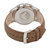 阿玛尼（ARMANI）手表 时尚潮流复古灰褐色光滑的皮带石英男表AR2471第5张高清大图