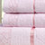 迪菲娜家纺毛巾浴巾劳保商务礼品装组合(粉红)第2张高清大图