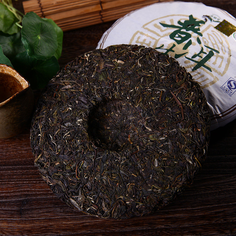吉顺号 普洱茶 生茶 2013年春茶饼 七子饼357克