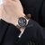 卡西欧casio男式手表 男士时尚休闲石英表皮带男表(BEM-506GL-1A)第5张高清大图