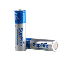 SupFire 神火18650蓝灰色锂电池 强光手电筒充电电池 充电电池(两节套餐)