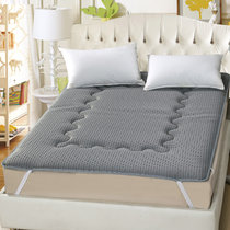 4D绗缝款床垫 透气舒适型床垫 竹炭纤维睡眠床垫(灰色)