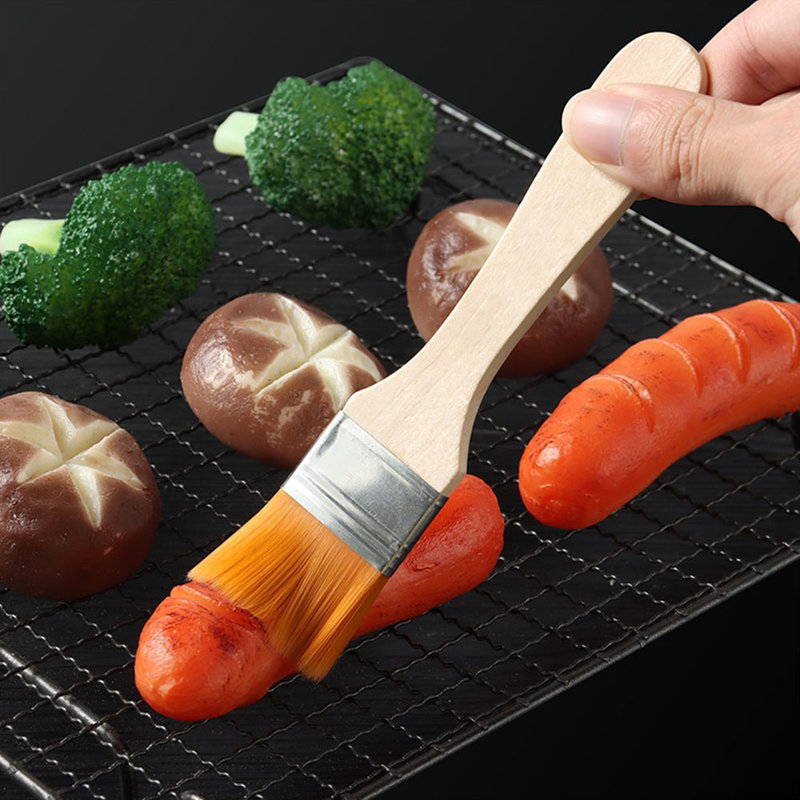 拜杰【国美好货】油刷毛刷烧烤刷调料刷烘焙工具油刷子 2个装cp-09