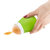 满趣健新款易挤压喂养勺 绿色 MK15807 米粉勺米糊辅食勺宝宝餐具第2张高清大图