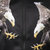 NEIL BARRETT男士黑色老鹰图案外套 BSP222S-B120C-01M码黑 时尚百搭第6张高清大图