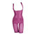 SUNTEK收腹美体内衣女塑形紧身提臀产后连体塑身衣开档收腰束身排扣薄款(M码/64码(选择80斤—93斤） 紫色 （035款）)第5张高清大图