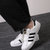 Adidas阿迪达斯男裤 新款运动裤跑步训练健身裤子舒适透气休闲针织长裤DX3684(黑色 M)第9张高清大图