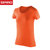 spiro 运动健身短袖T恤瑜伽服上衣运动紧身衣速干弹力训练塑身衣S280F(亮橘色 M)第3张高清大图