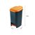 国美真选脚踏垃圾桶10L暮色橘GM-GB106 手按脚踏，压圈设计，长时开盖，锁住异味第4张高清大图