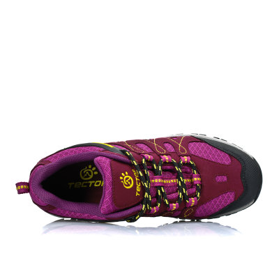 探拓(tectop)户外登山鞋男女鞋 防滑耐磨情侣款徒步鞋80XZ5319(【女】紫色)