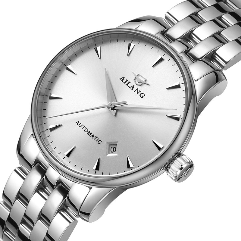 瑞士ailang艾浪手表男士防水全自动机械表商务日历指针防水男表全国