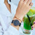 邦顿手表简约气质手表女极简风石英情侣超薄十大品牌 BD99118(黄色 钢带)第7张高清大图